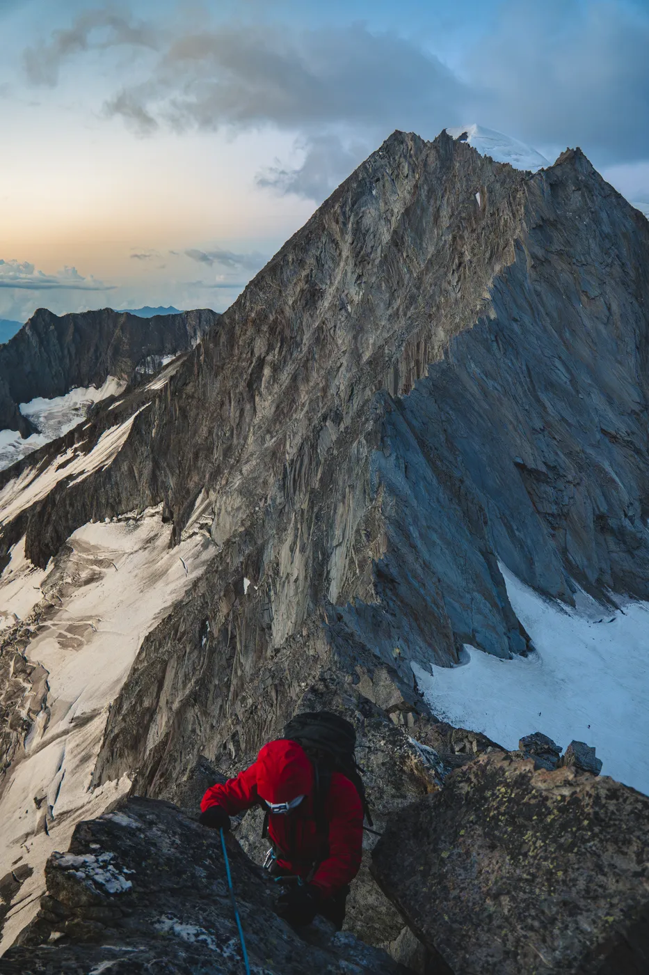 Lagginhorn 4010 m, arête sud, Valais — photo 10