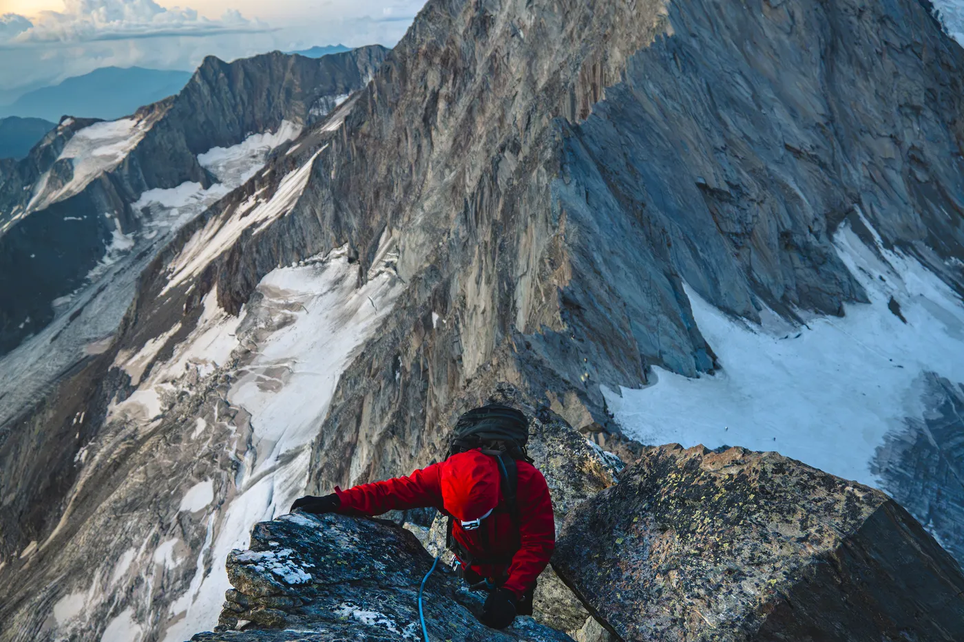 Lagginhorn 4010 m, arête sud, Valais — photo 1