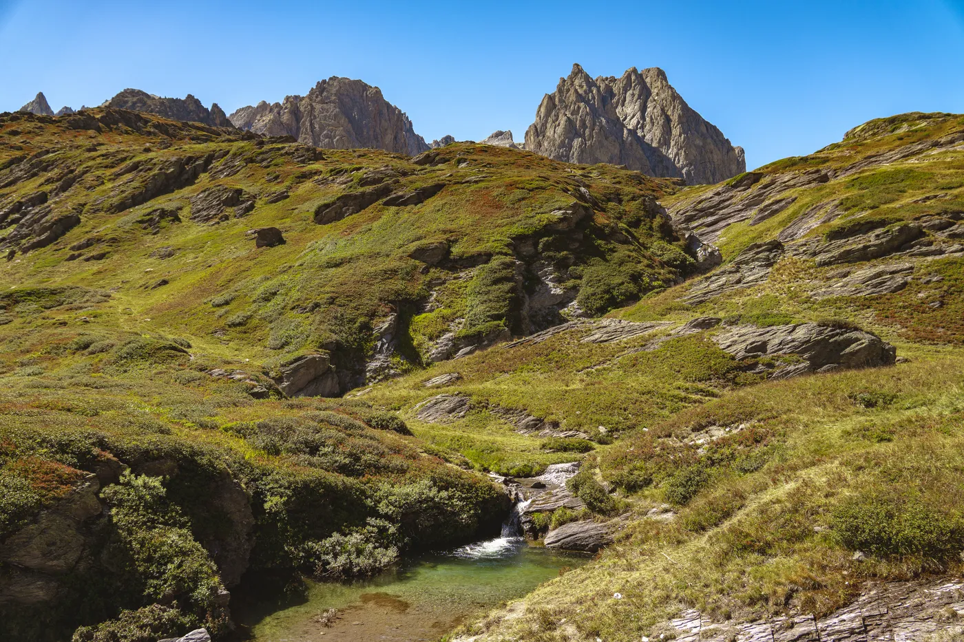 Alpes, été, Lacs et crêtes — photo 26