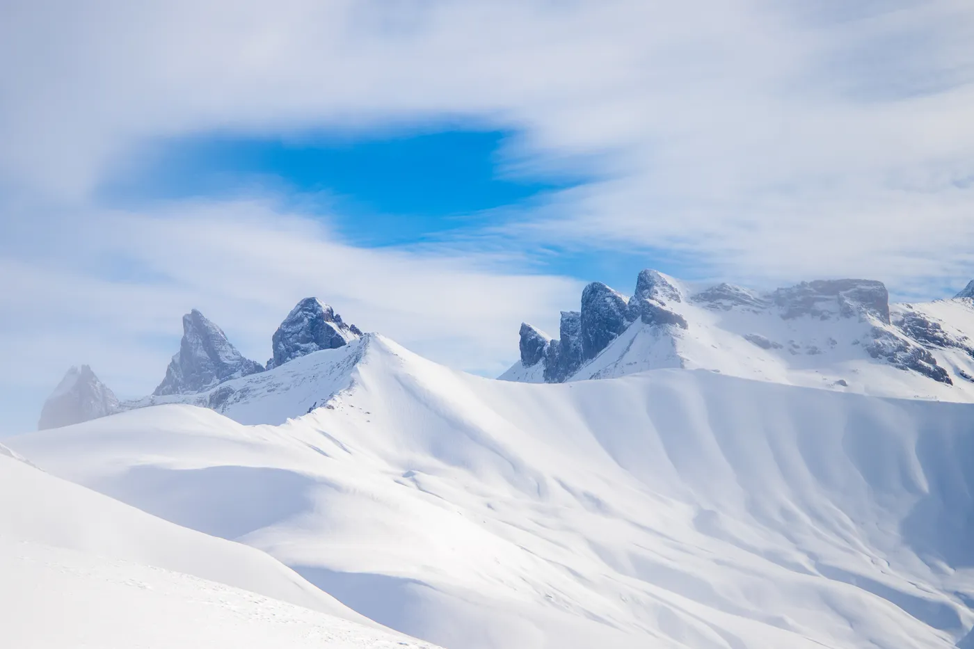 Ski freeride et ski de randonnée dans les Alpes — photo 17