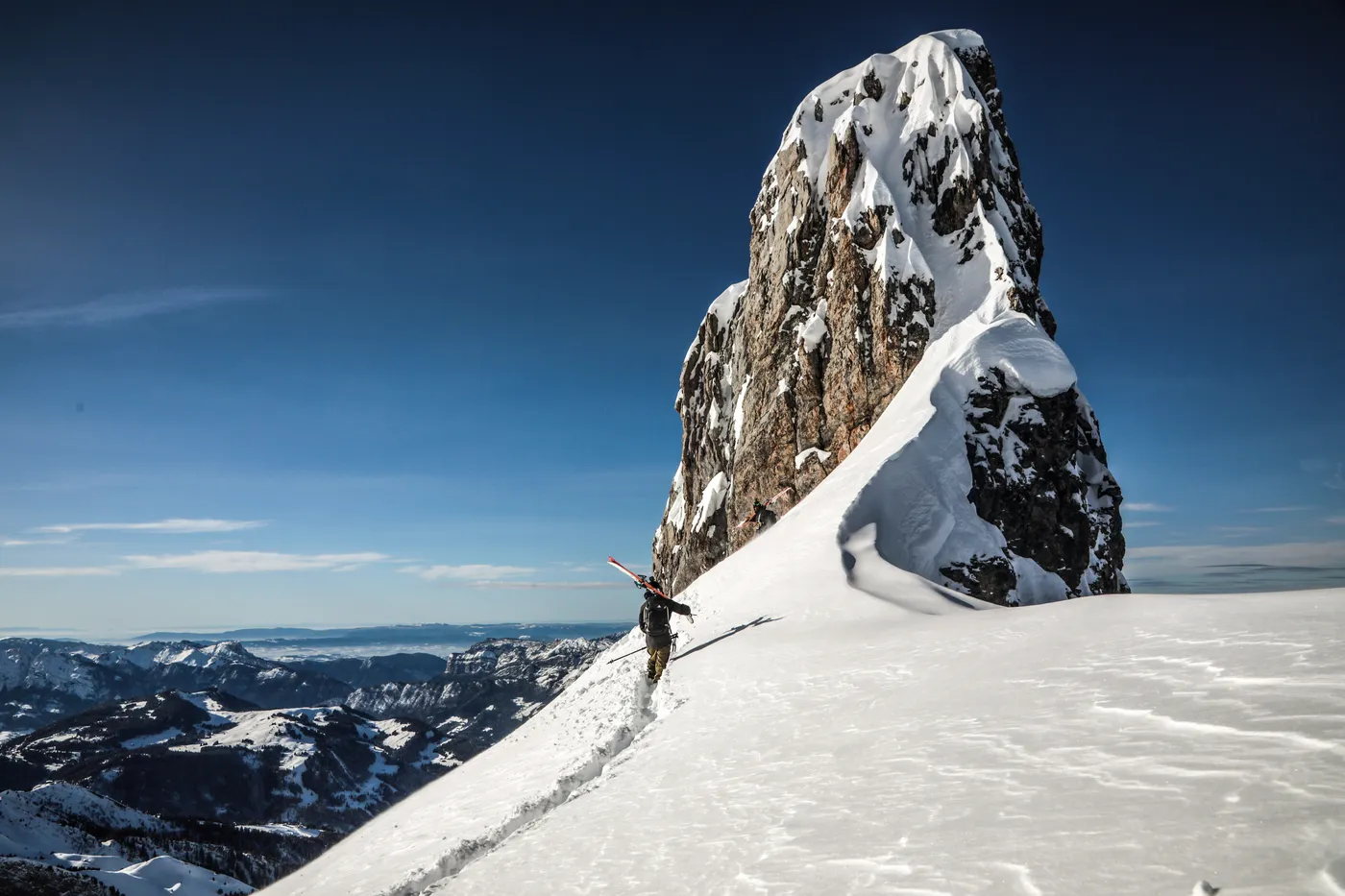 Ski freeride et ski de randonnée dans les Alpes